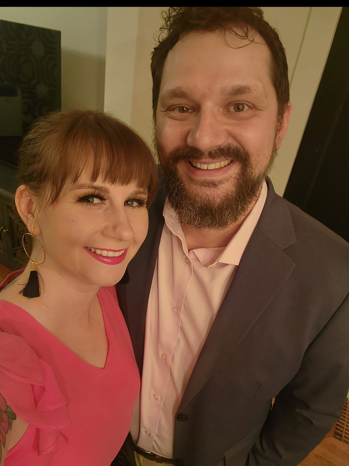 Andrew Fulton with his wife