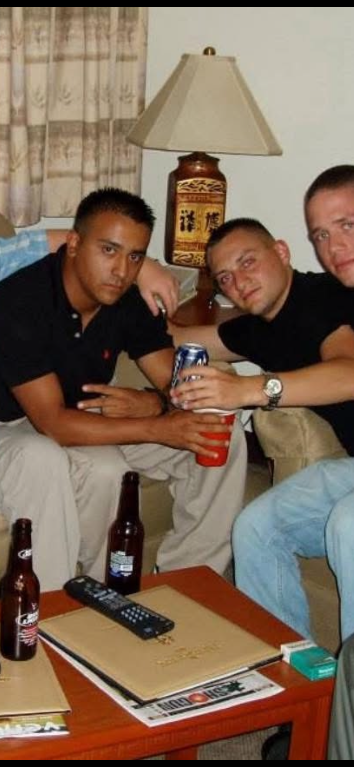 Sergio Torre with military friends
