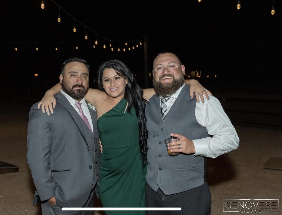 Tony Coronado with friends